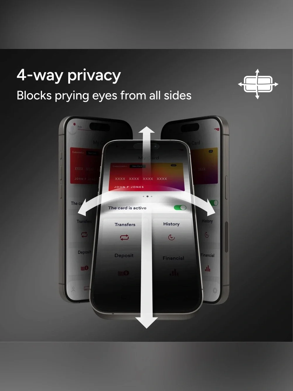 Zagg IPhone 17 Pro Max Privacy Screen Protector
